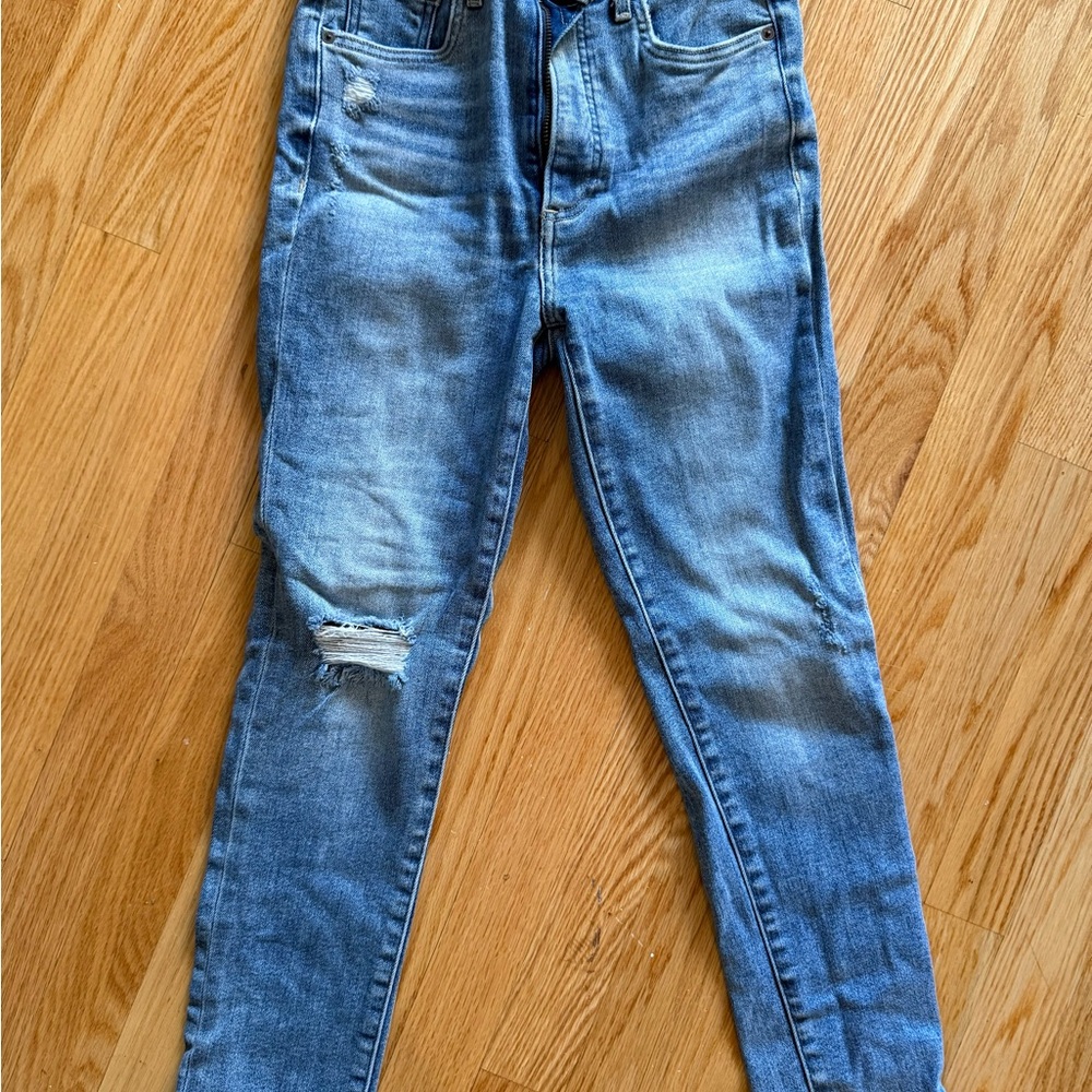 Denim Forum Light Blue Skinny Jeans